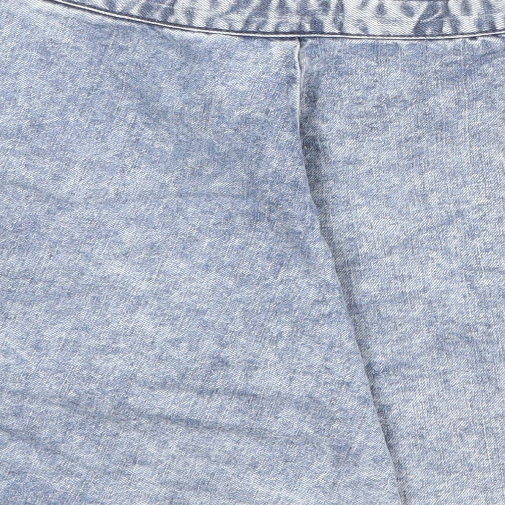 Womens UK Size 28 in Topshop Skater Denim Skirt