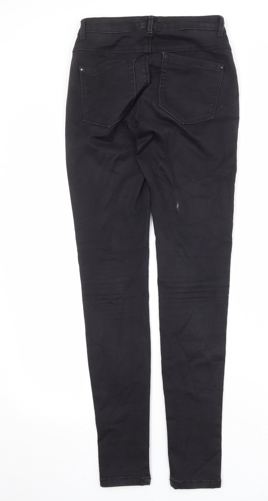 Only Womens Black Cotton Skinny Jeans Size 32 in Regular Zip