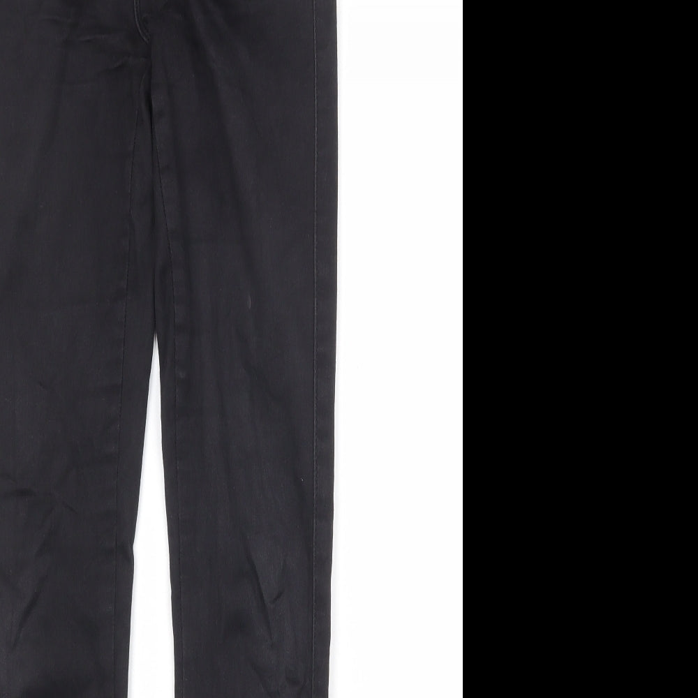 Only Womens Black Cotton Skinny Jeans Size 32 in Regular Zip