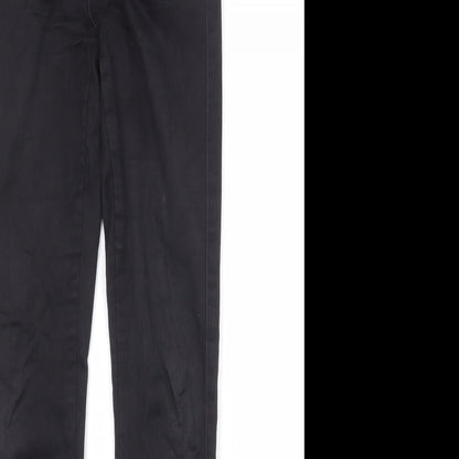 Only Womens Black Cotton Skinny Jeans Size 32 in Regular Zip