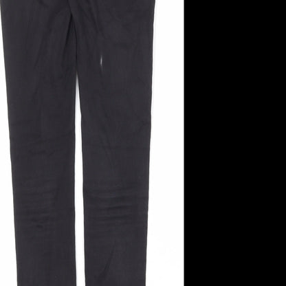 Only Womens Black Cotton Skinny Jeans Size 32 in Regular Zip