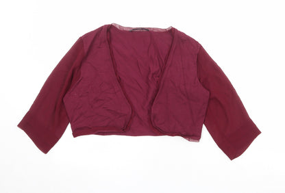 Coast Womens Purple V-Neck Viscose Cardigan Jumper Size M