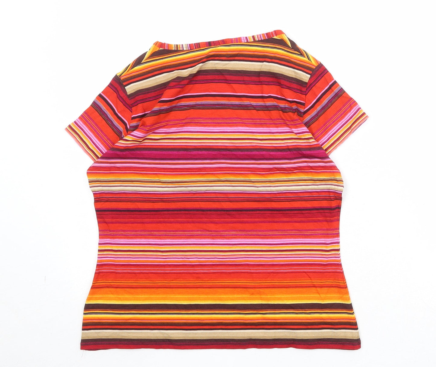 Womens UK Size 16 Wallis Multicoloured Basic T-Shirt