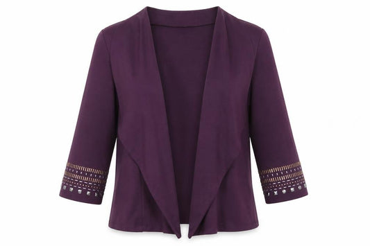Womens UK Size 12 Epilogue Purple Cardigan Jumper