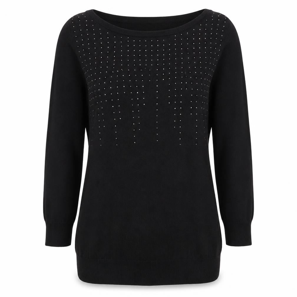 Womens UK Size 8 NEXT Black Pullover Jumper