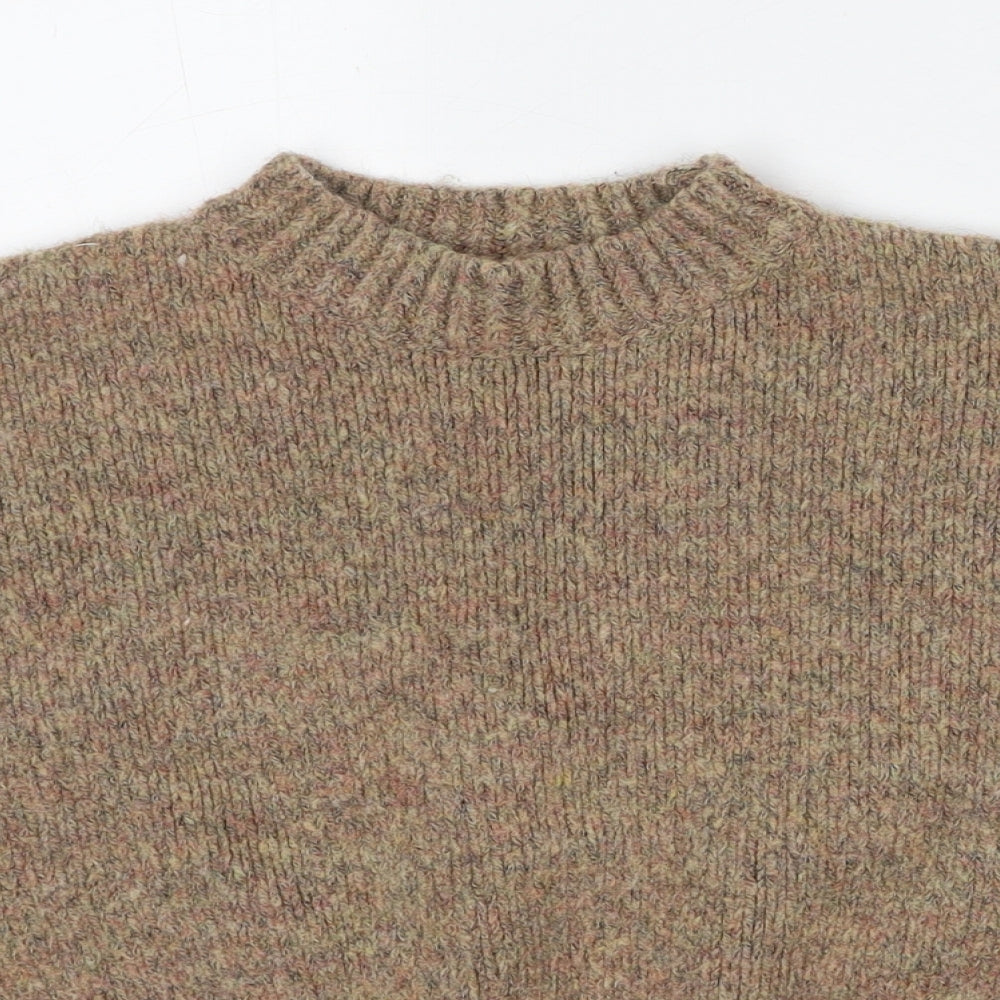 Womens UK Size XS Motel Brown Pullover Jumper