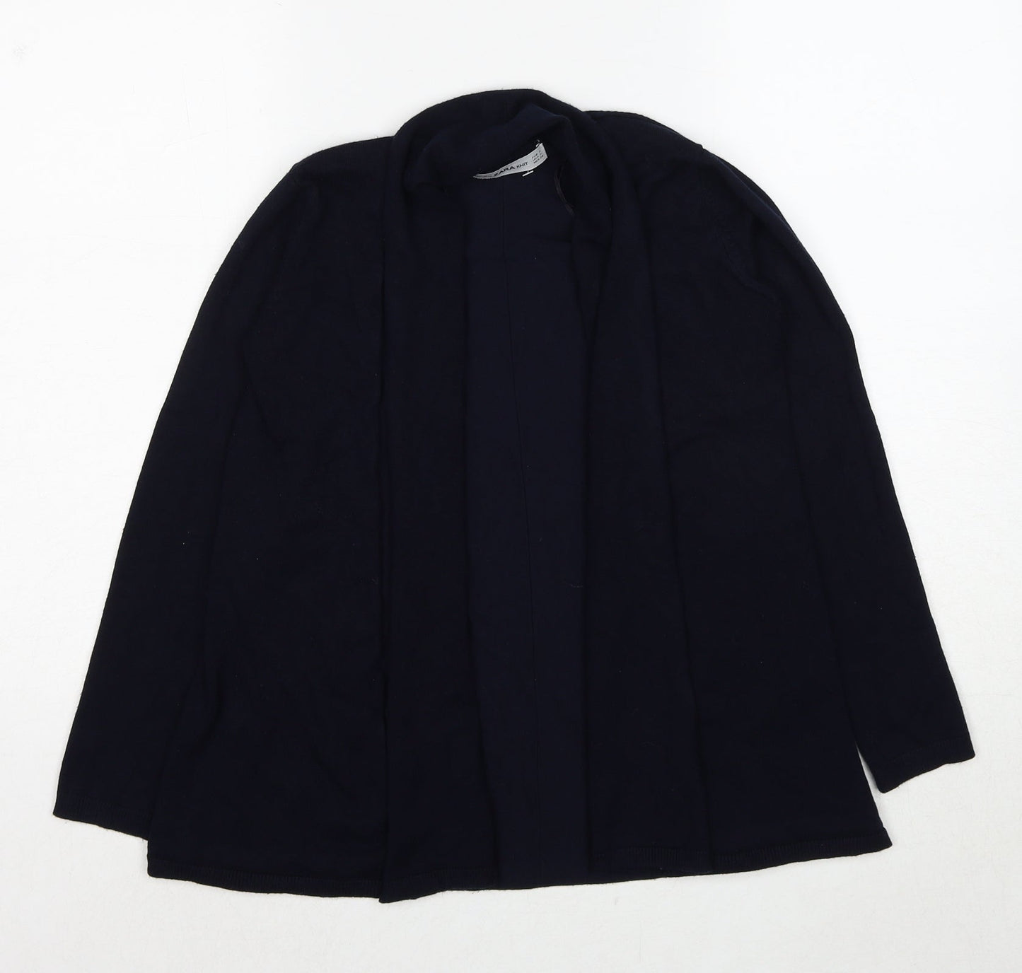 Womens UK Size S Zara Blue Cardigan Jumper