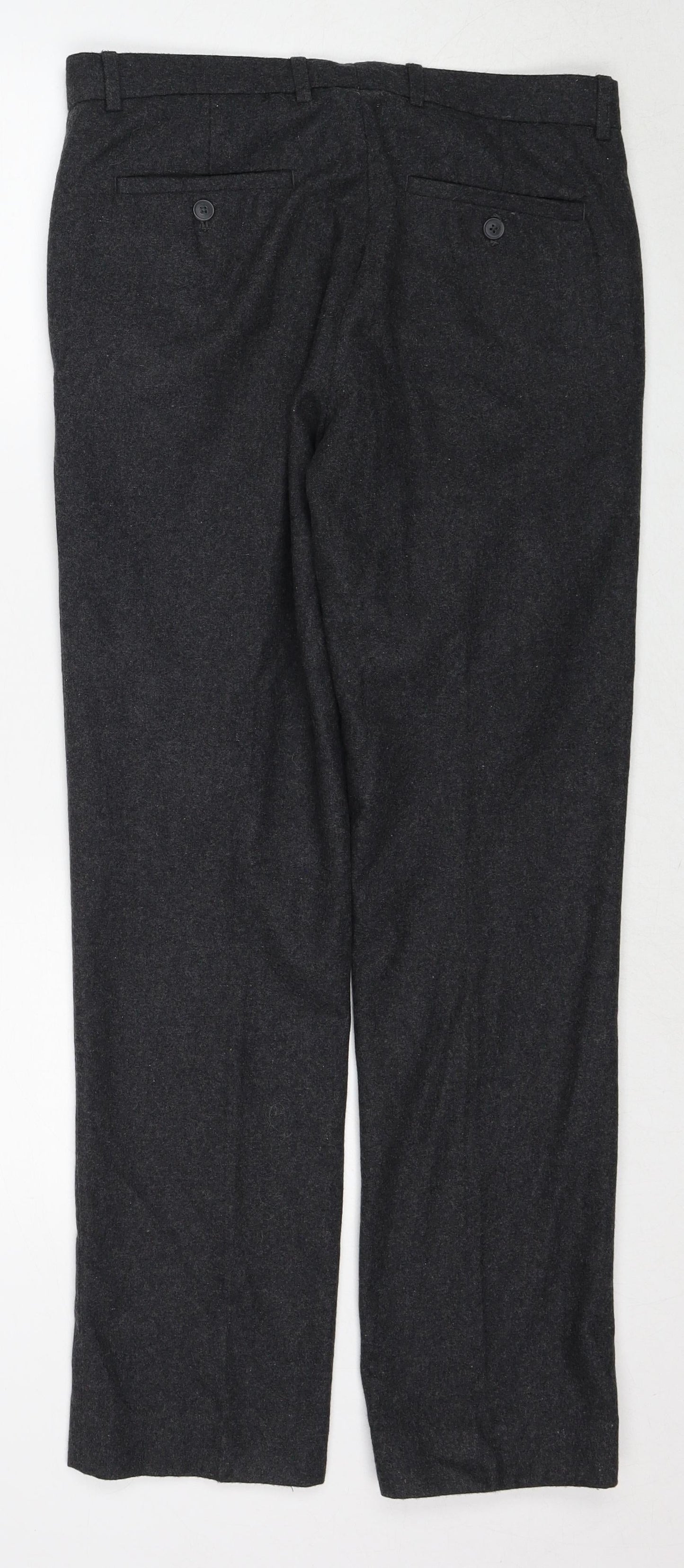 Mens UK Size 30 in Black & White Slim Fit  Grey Trousers