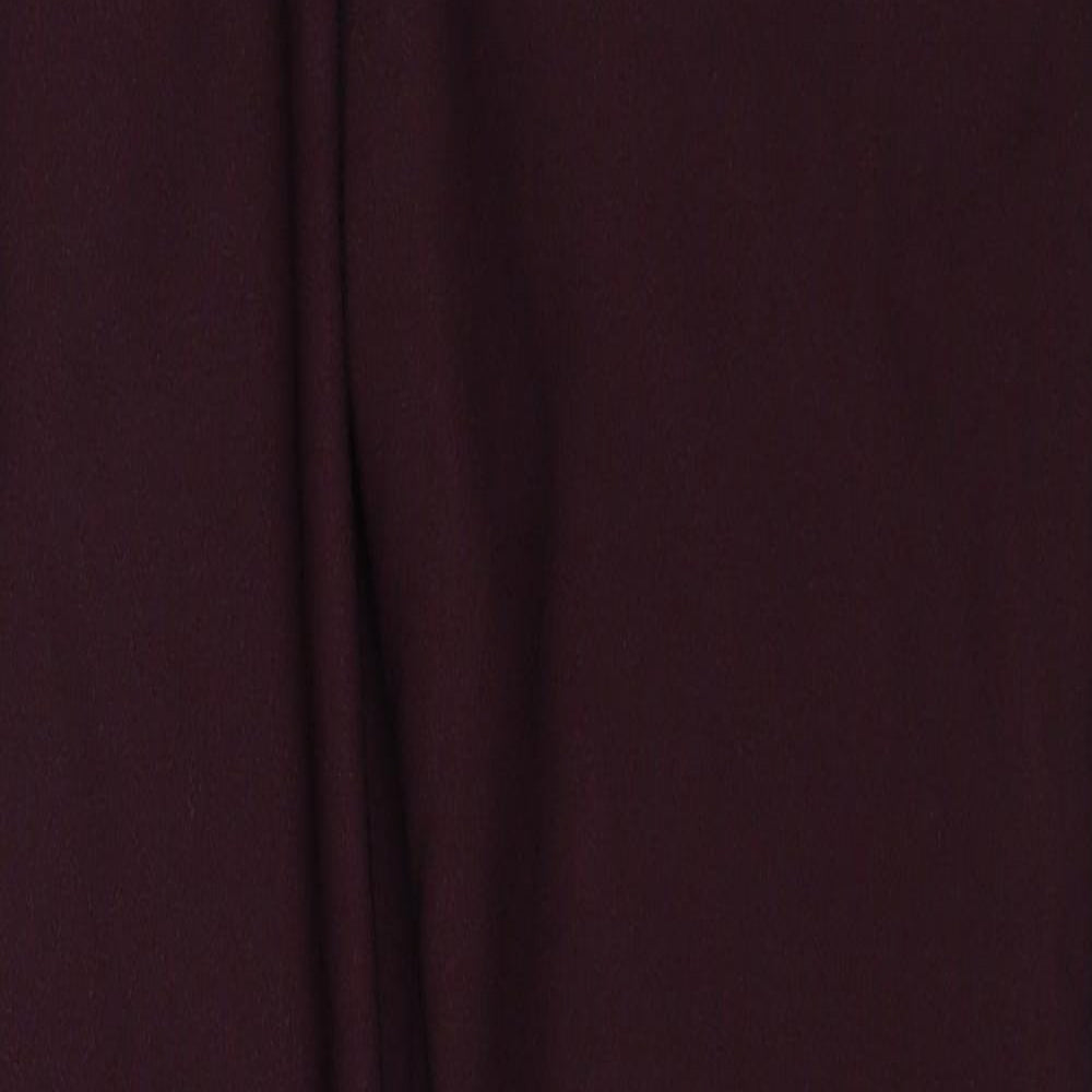 Womens UK Size 8 Wallis Regular Fit  Purple Trousers