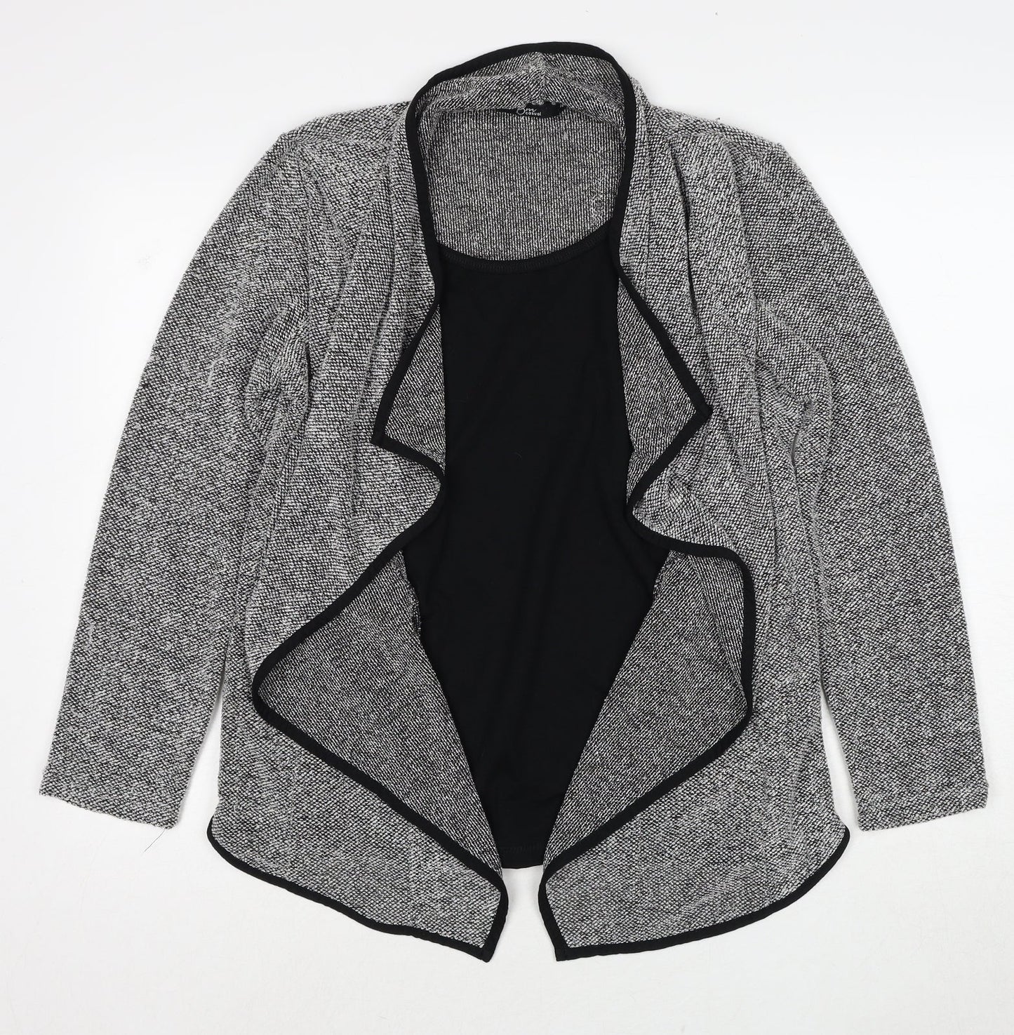 Womens UK Size 14 Bonmarché Grey Cardigan Jumper