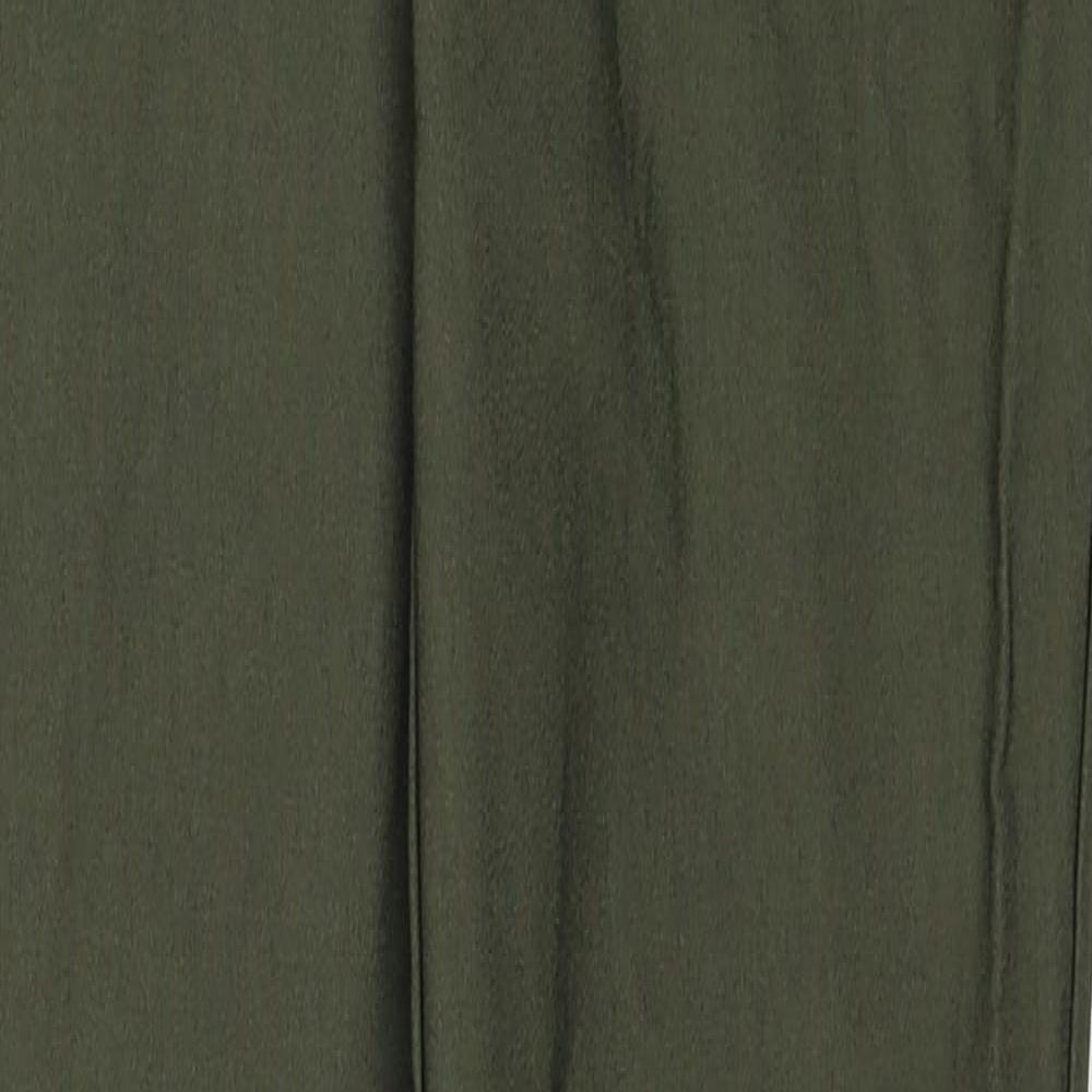 Womens UK Size 6 PRETTYLITTLETHING Regular Fit  Green Trousers