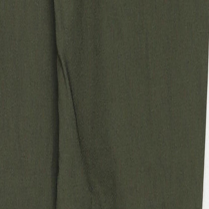 Womens UK Size 6 PRETTYLITTLETHING Regular Fit  Green Trousers