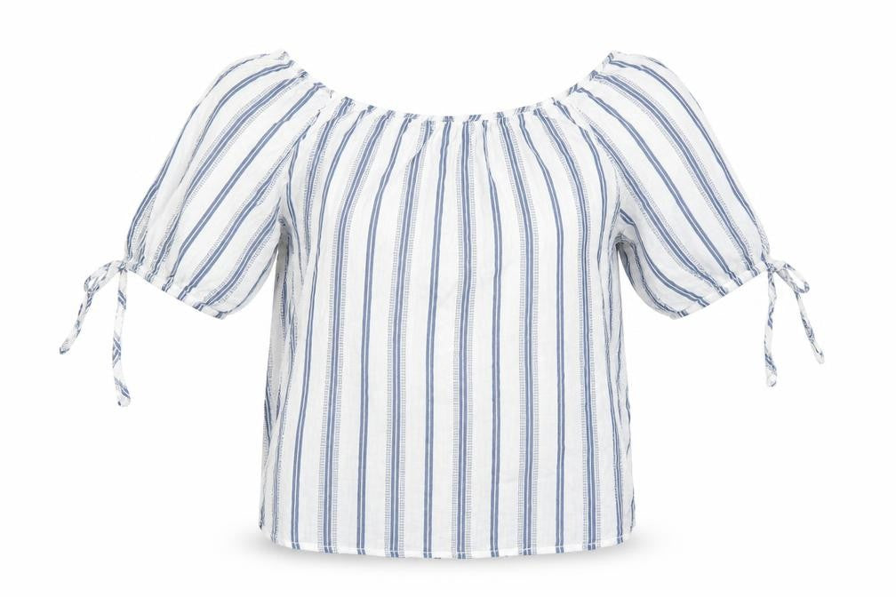 Womens UK Size 6 H&M Blue Basic Blouse