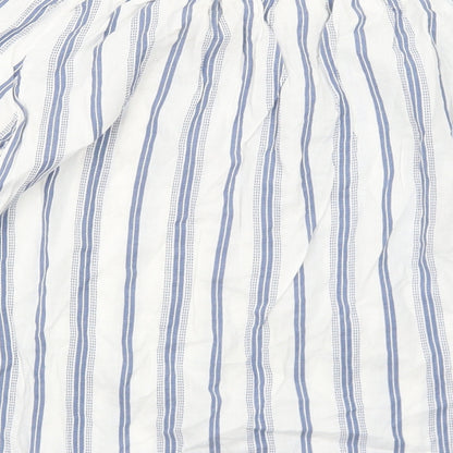 Womens UK Size 6 H&M Blue Basic Blouse