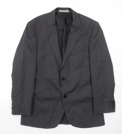 Mens UK Size 38 Burton Regular Grey Suit Jacket