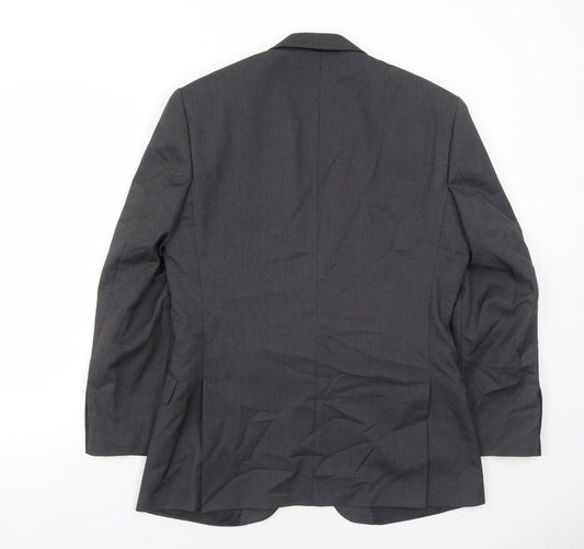 Mens UK Size 38 Burton Regular Grey Suit Jacket