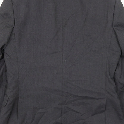 Mens UK Size 38 Burton Regular Grey Suit Jacket