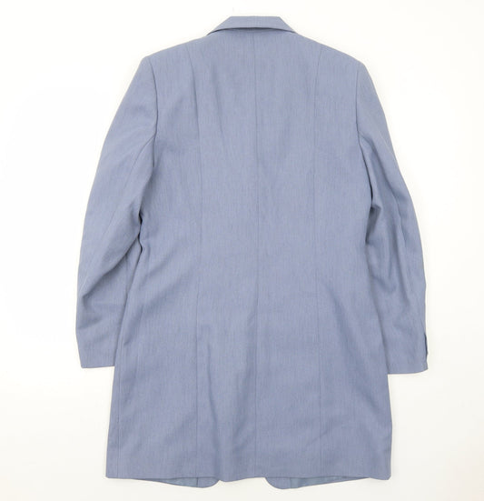 Mackays Womens Blue Jacket Blazer Size 12 Button