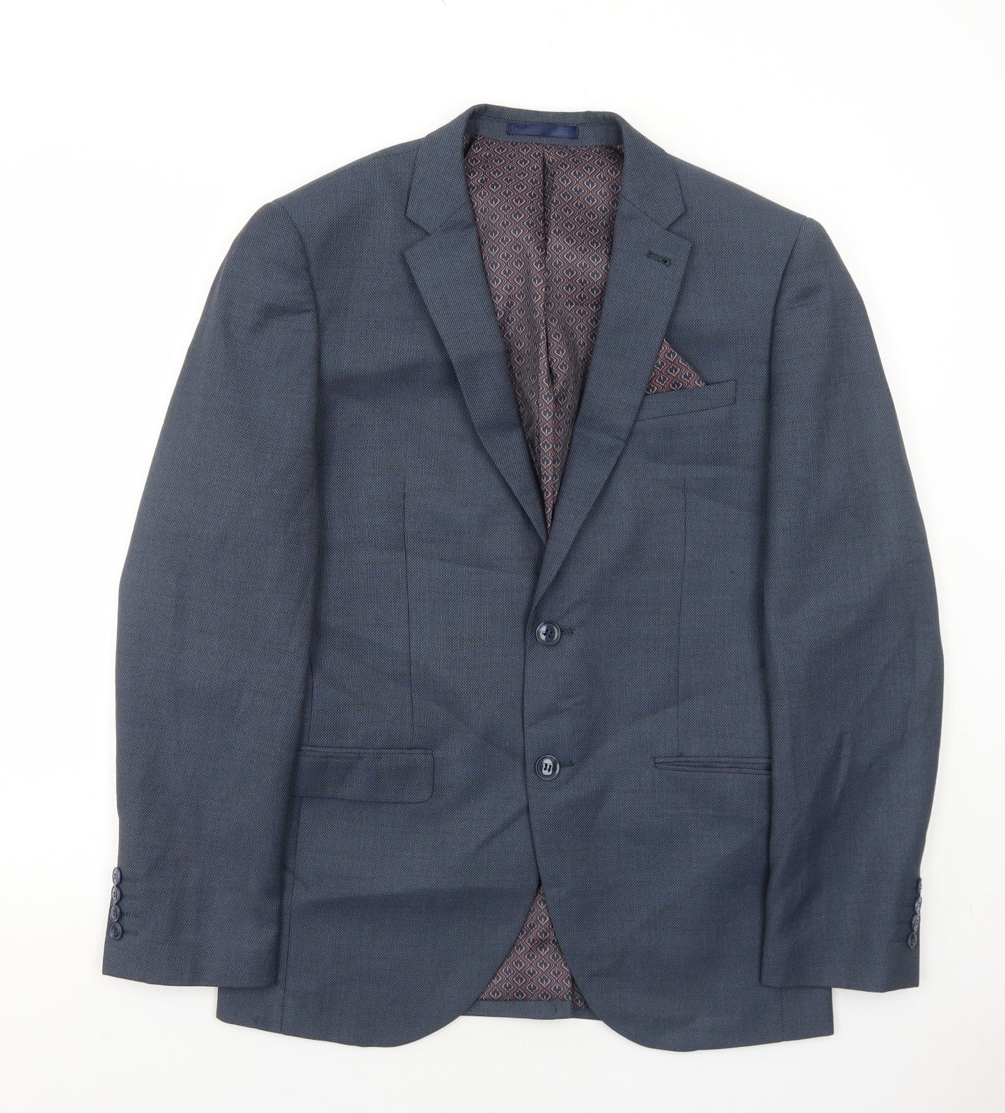 Mens UK Size 38 NEXT Regular Blue Suit Jacket