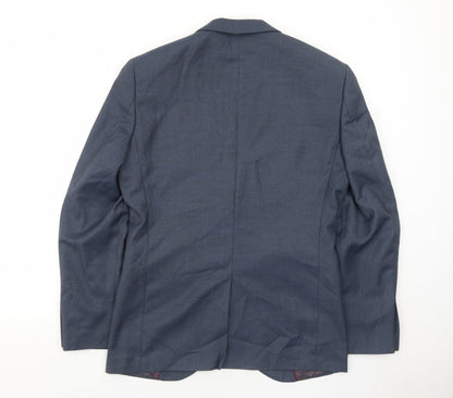 Mens UK Size 38 NEXT Regular Blue Suit Jacket