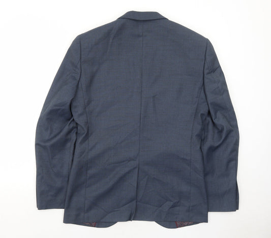 Mens UK Size 38 NEXT Regular Blue Suit Jacket