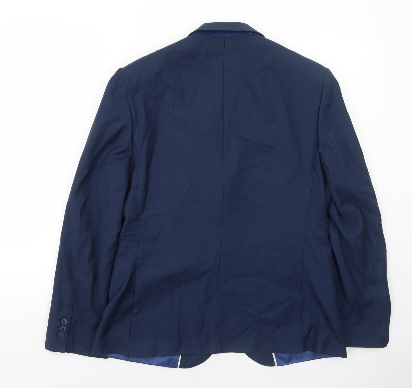 Mens UK Size 38 Marks and Spencer Regular Blue Suit Jacket