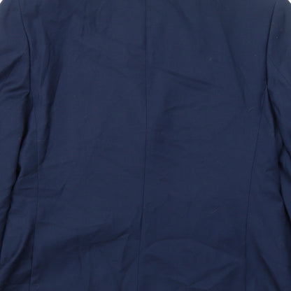 Mens UK Size 38 Marks and Spencer Regular Blue Suit Jacket