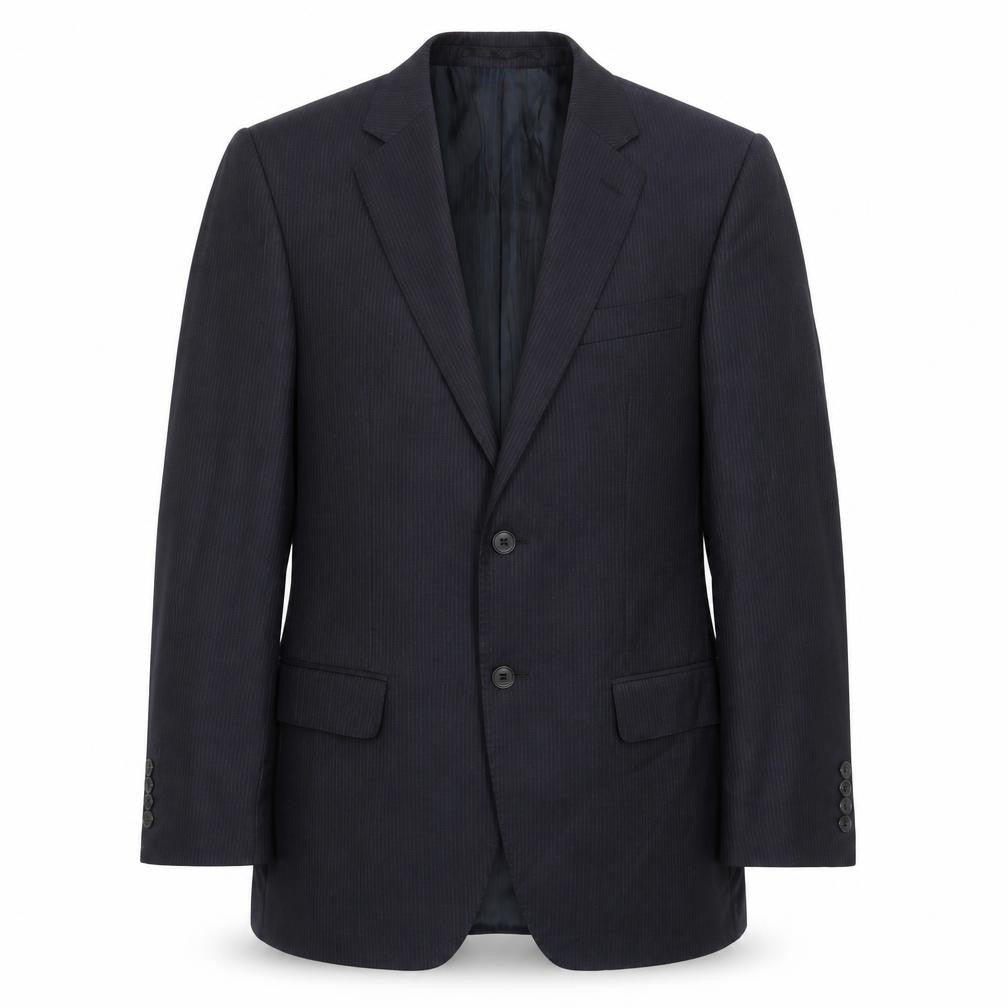 Mens UK Size 38 Lanificio Regular Black Suit Jacket