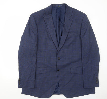 Mens UK Size 44 Marks and Spencer Regular Blue Suit Jacket