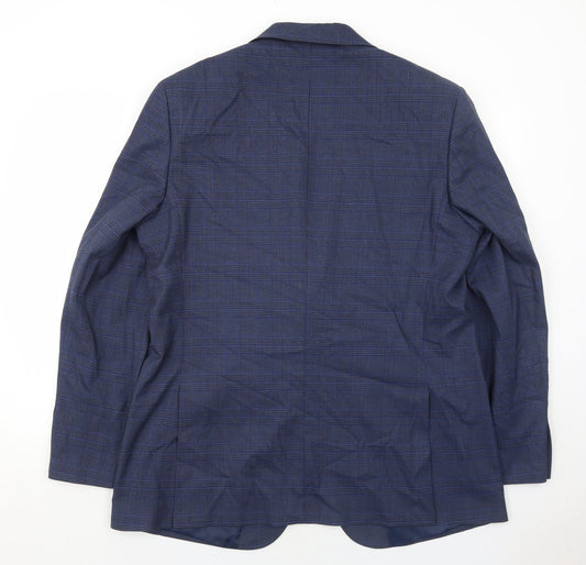 Mens UK Size 44 Marks and Spencer Regular Blue Suit Jacket