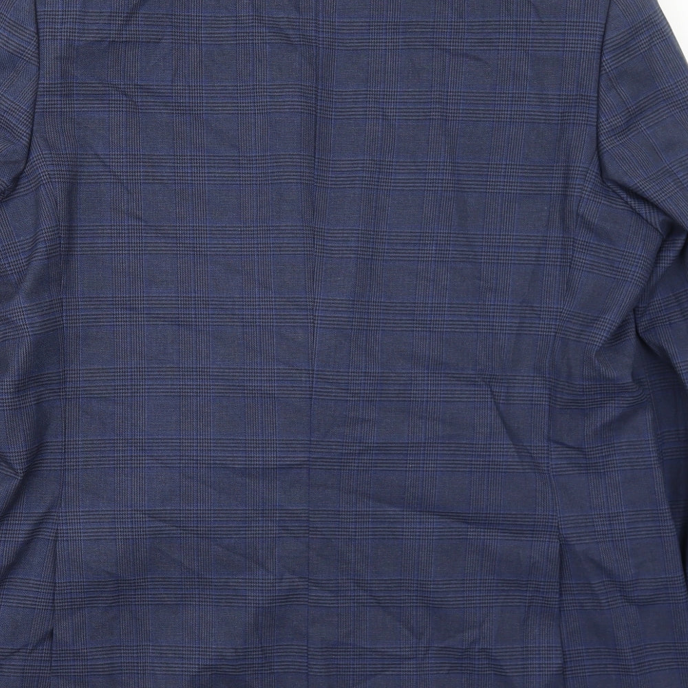 Mens UK Size 44 Marks and Spencer Regular Blue Suit Jacket