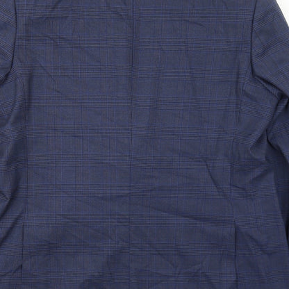 Mens UK Size 44 Marks and Spencer Regular Blue Suit Jacket
