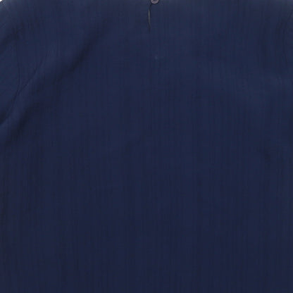 Womens UK Size 14 FOSBY Blue Basic T-Shirt