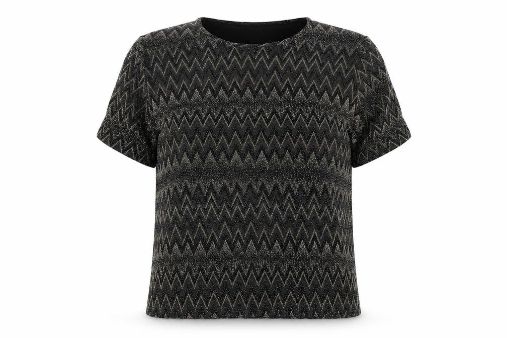 Womens UK Size M Roman Black Basic Blouse