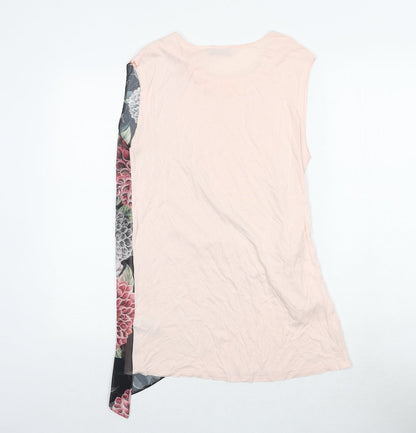 Womens UK Size 10 Per Una Pink Wrap Tank