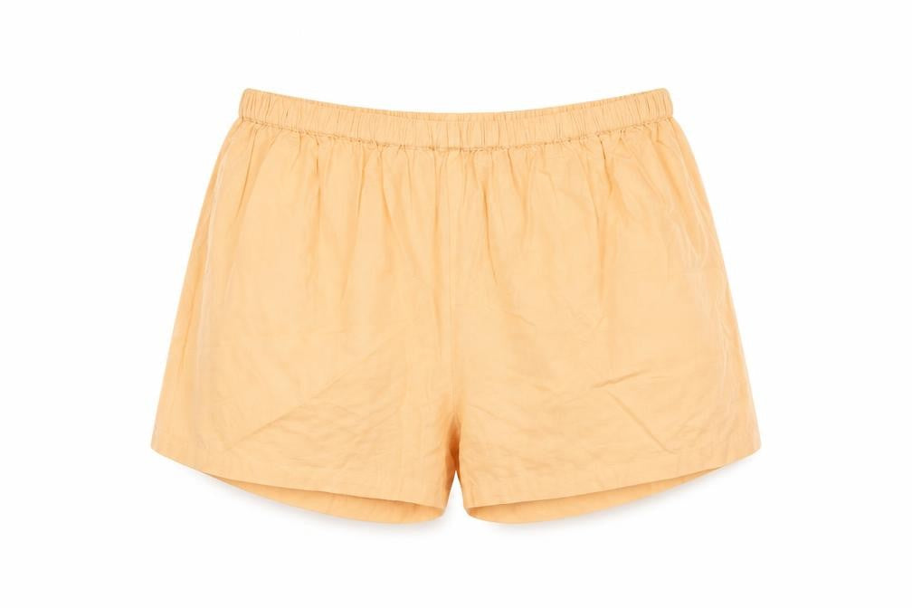 COLLUSION Womens Orange 100% Cotton Basic Shorts Size 6 Regular