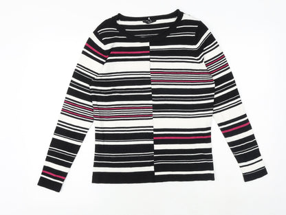 Womens UK Size 12 M&Co Black Pullover Jumper