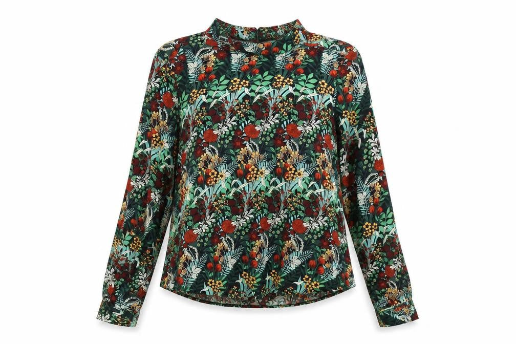 Womens UK Size XS Zara Multicoloured Basic Blouse