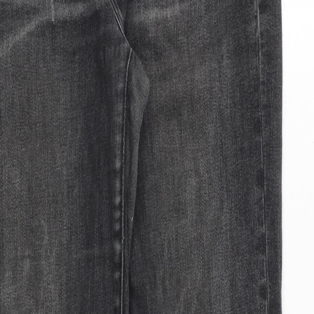 Gap Womens Grey Cotton Skinny Jeans Size 28 in Regular Zip