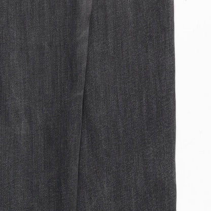 Gap Womens Grey Cotton Skinny Jeans Size 28 in Regular Zip
