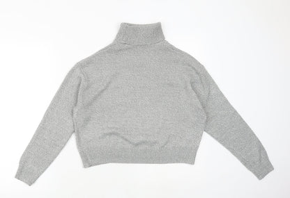 Womens UK Size XS H&M Grey Pullover Jumper