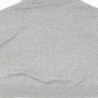 Womens UK Size XS H&M Grey Pullover Jumper