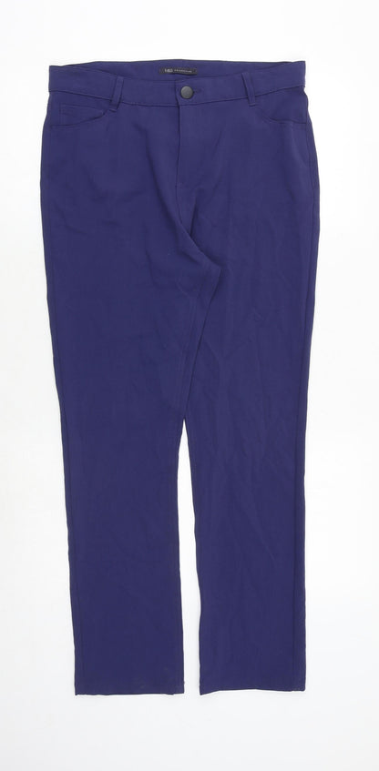 Womens UK Size 14 Marks and Spencer Regular Fit  Black Trousers