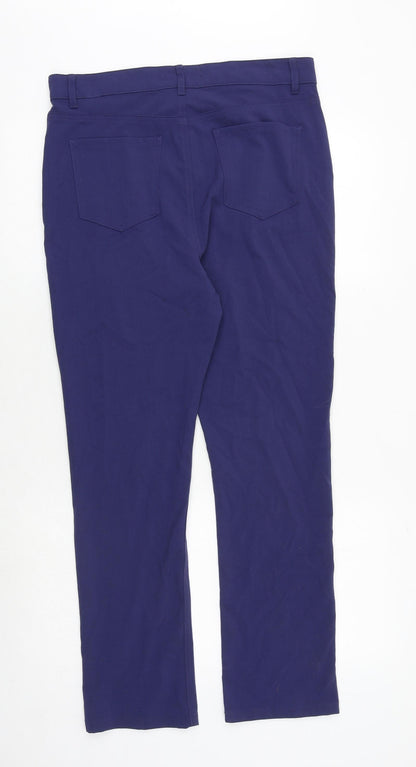 Womens UK Size 14 Marks and Spencer Regular Fit  Black Trousers