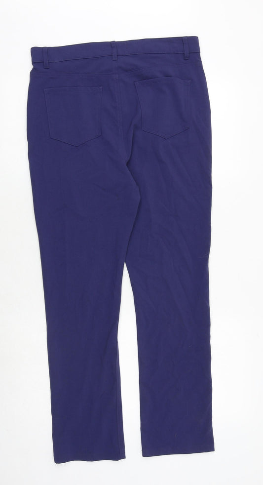 Womens UK Size 14 Marks and Spencer Regular Fit  Black Trousers