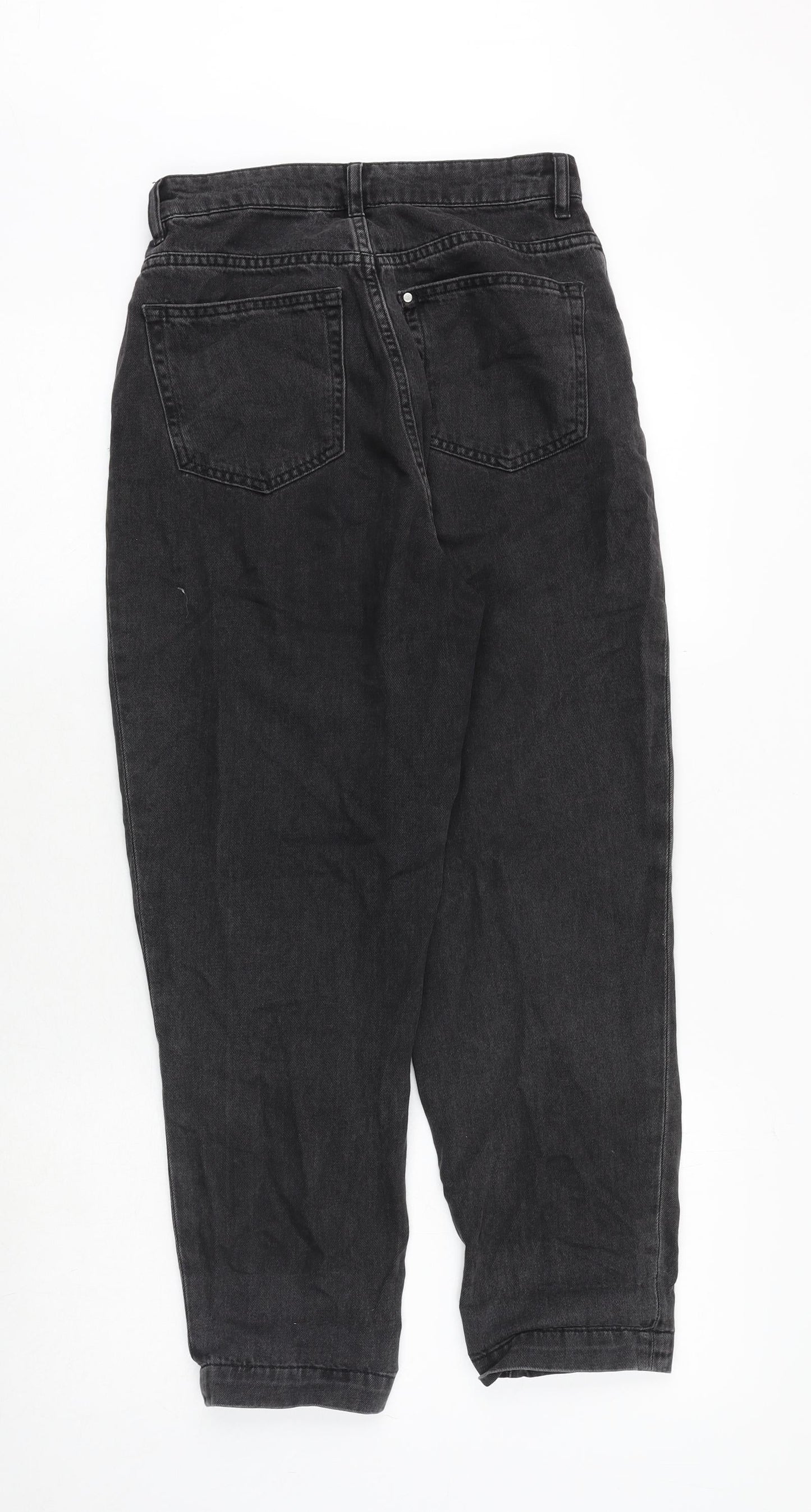 Womens UK Size 6 H&M Regular Fit Tapered Grey Jeans