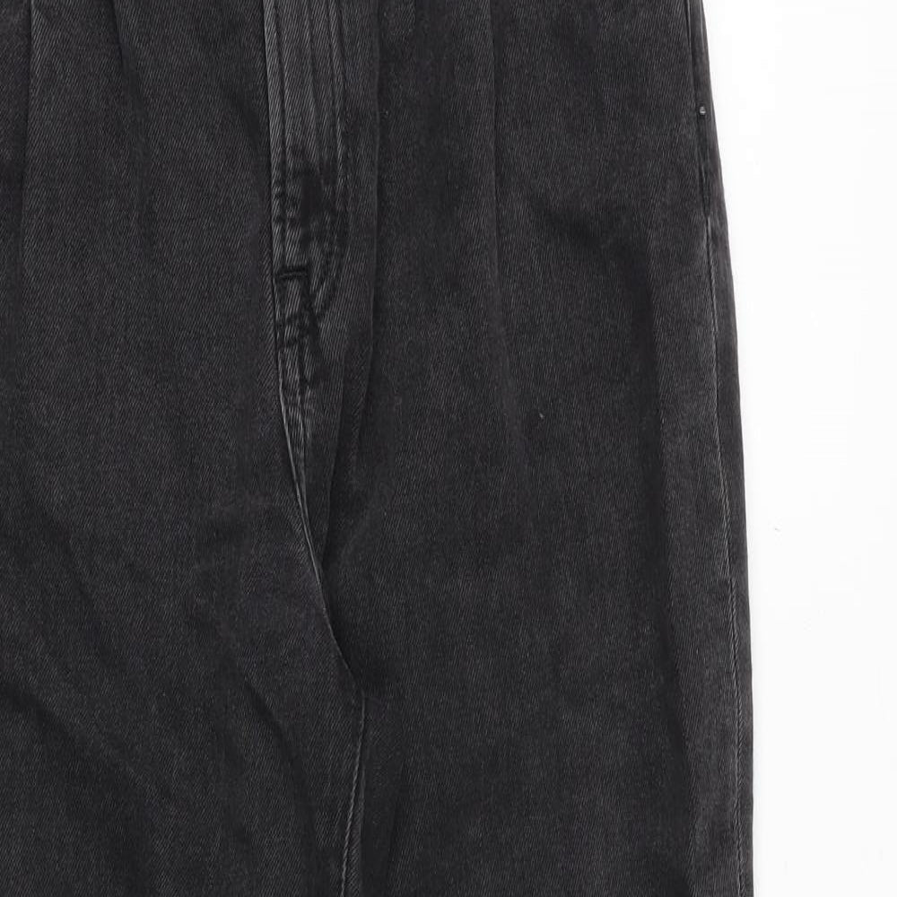Womens UK Size 6 H&M Regular Fit Tapered Grey Jeans