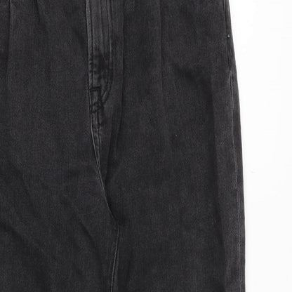 Womens UK Size 6 H&M Regular Fit Tapered Grey Jeans