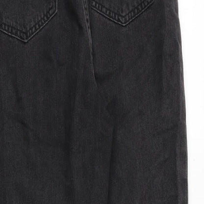 Womens UK Size 6 H&M Regular Fit Tapered Grey Jeans