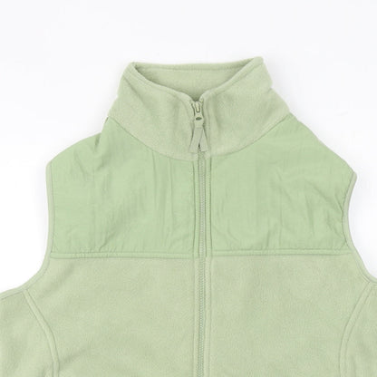 Bonmarché Womens Green Gilet Jacket Size M Zip
